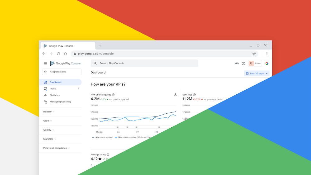 Google Play控制台推出了一套新的指标和基准