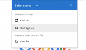 chrome nettleser cast