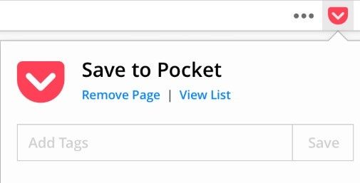 Дополнение Pocket Firefox
