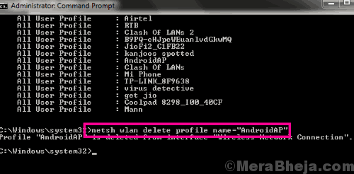 Kustuta Wlan Profiles Err Network muutis Chrome