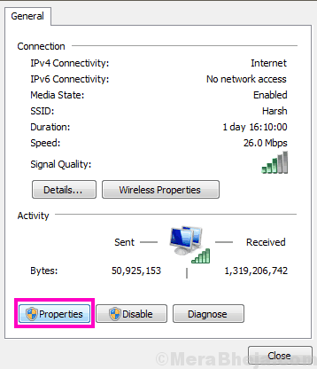 Propiedades Err Network Changed Chrome