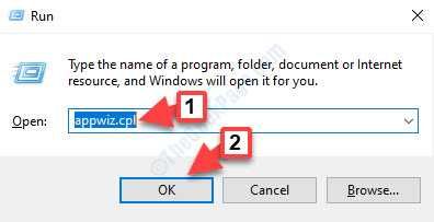 Command Search Appwiz.cpl