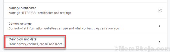 Chrome Tarama Verilerini Temizle
