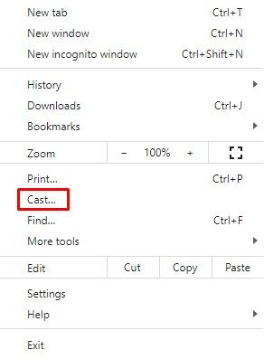 Трансляция из Chrome