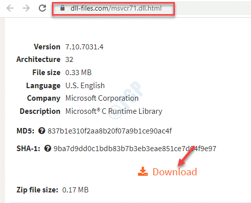 Navigateur Visitez le lien de téléchargement de la DLL Dernière version Downbnbload