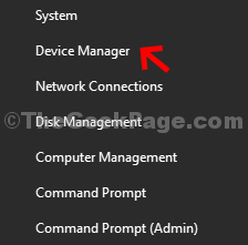 Start Paremklõpsake Device Manager