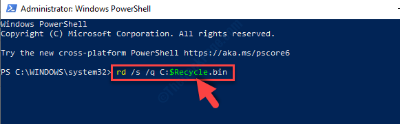 Windows Powershell в режиме администратора Выполнить команду Enter