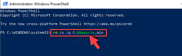 Windows Powershell I Admin Mode Kør Kommando Enter