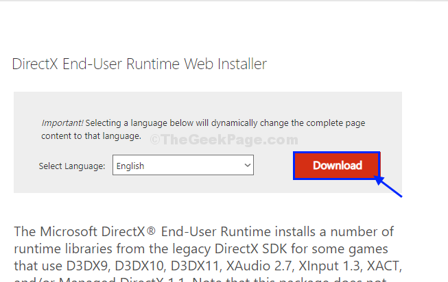 Descarga Directx