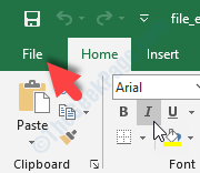 Karta Tabuľkový súbor programu Excel