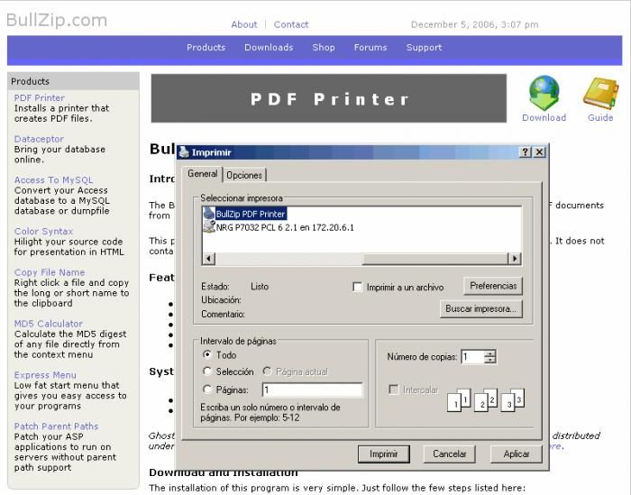 Bullzip-pdf
