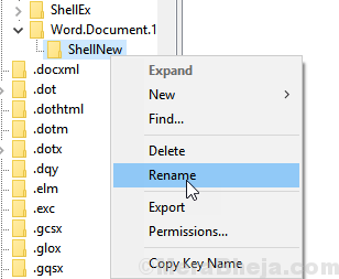Преименувайте Shellnew