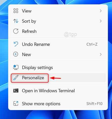 Personaliseer vanaf desktop Win11 11zon