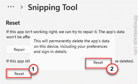 Reset Knipprogramma Min