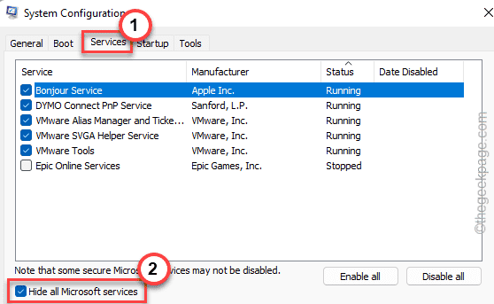 Nascondi tutto Microsoft Min