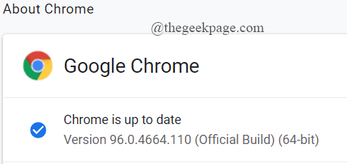 Chrome Min . bijwerken