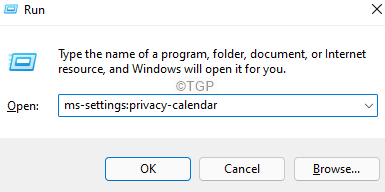 Ms Settings Privay Calender