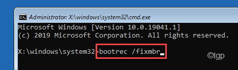 Bootrec Fixmbr 最小