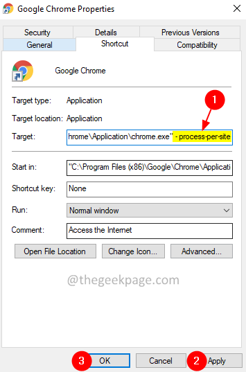 每个站点的 Chrome 参数