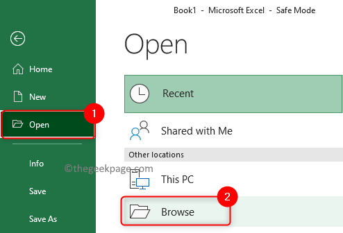 Excel Apri Sfoglia Min