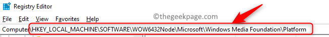 Registry Wow6432node Foundation Platform Entry Min