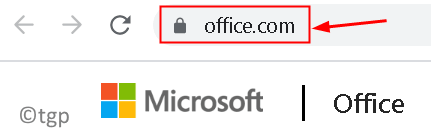 打开 Office 浏览器