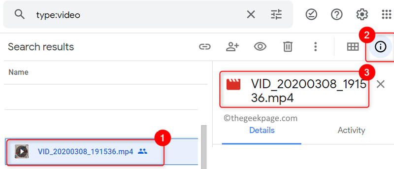 Google diska video formāta informācija Min