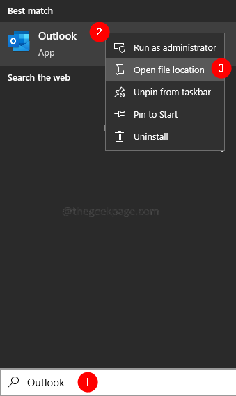 Openfilelocationoutlook