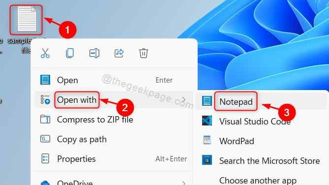 Atidarykite naudodami Notepad Win11 11zon