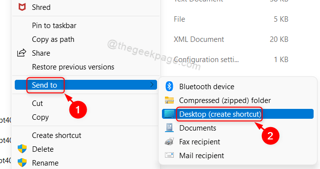 Darbalaukio spartusis klavišas Notepad Win11