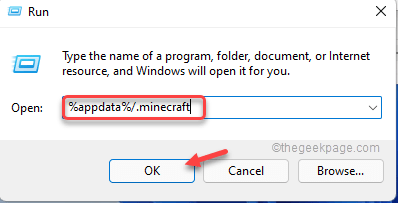 Sovellustiedot Minecraft Min