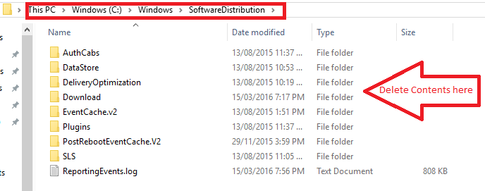 excluir conteúdo na distribuição de software