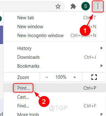 Opción de impresión Chrome Win 11 min