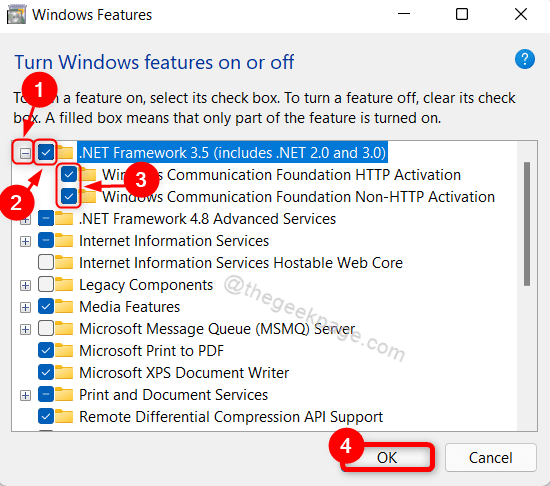 Aktivera Dot Net Framework 3.5 Win11