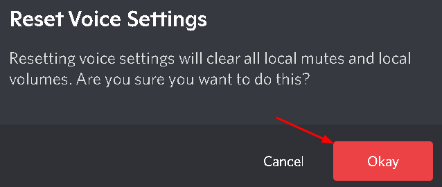 Discord 재설정 음성 설정 최소
