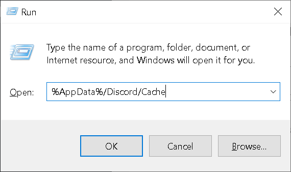 Appdata Discord Cache Min 실행