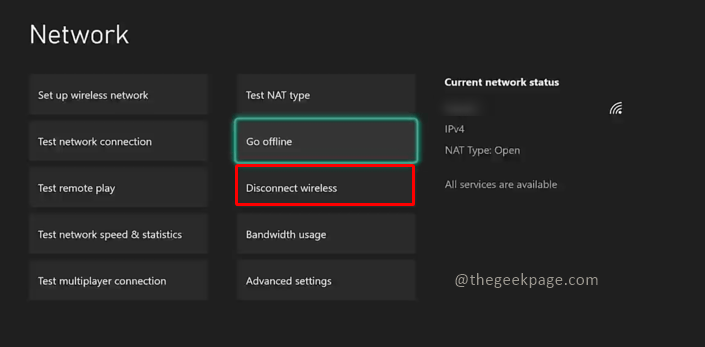 Déconnecter sans fil Min