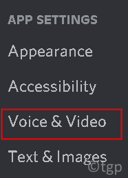 Discor Voice Video Inställningar Min