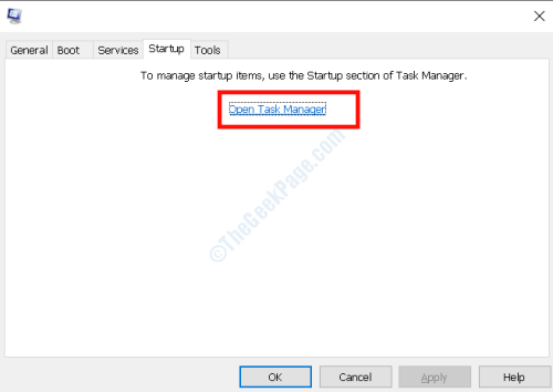 Öffnen Sie den Task-Manager