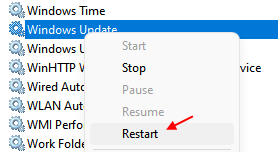 Actualización de Windows Reiniciar 1 minuto