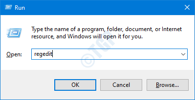 Regedit en ejecución