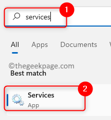 Mínimo de la aplicación de servicios abiertos