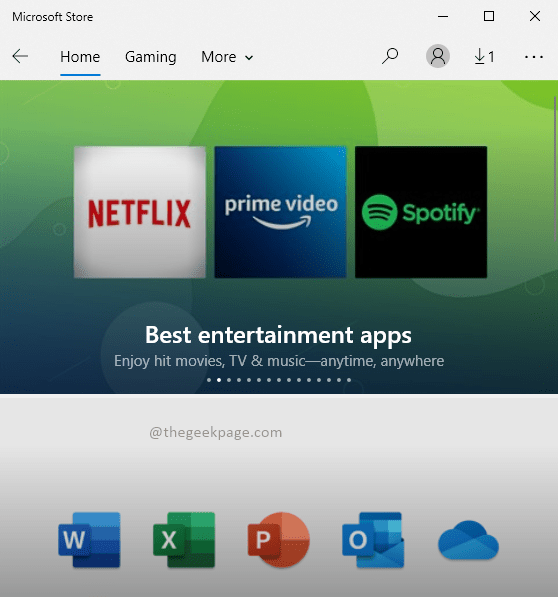 Windows 스토어 최소