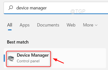 افتح Device Managr Win11