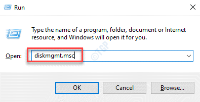 运行命令 Diskmgmt.msc 回车