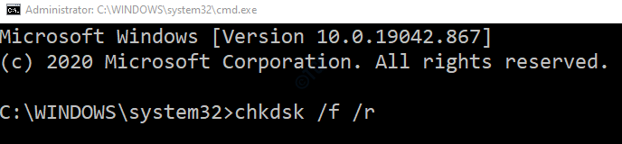 chkdsk-Befehl