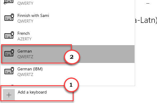 Tastatur hinzufügen Deutsch Min