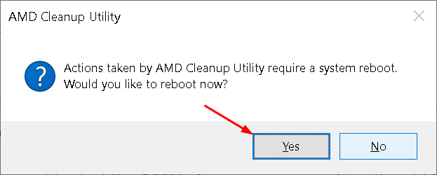 Redémarrage Amd