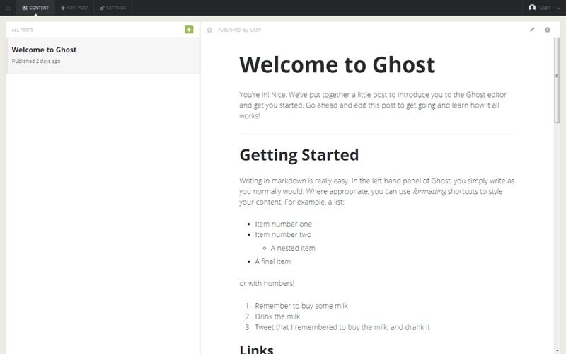 Ghost_wordpress-best-alternative