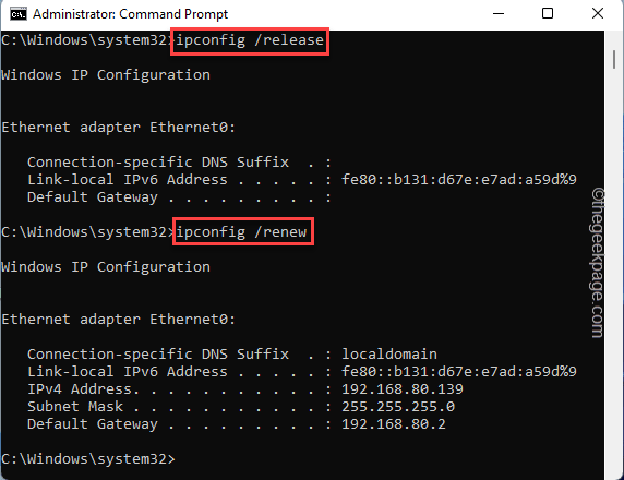 Ipconfig Obnovi Min